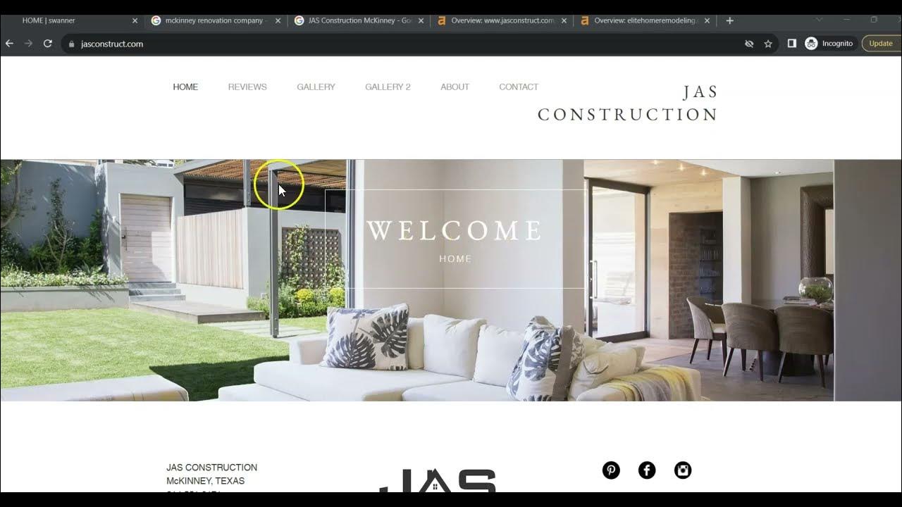 JAS Construction McKinney Renovation Company YouTube