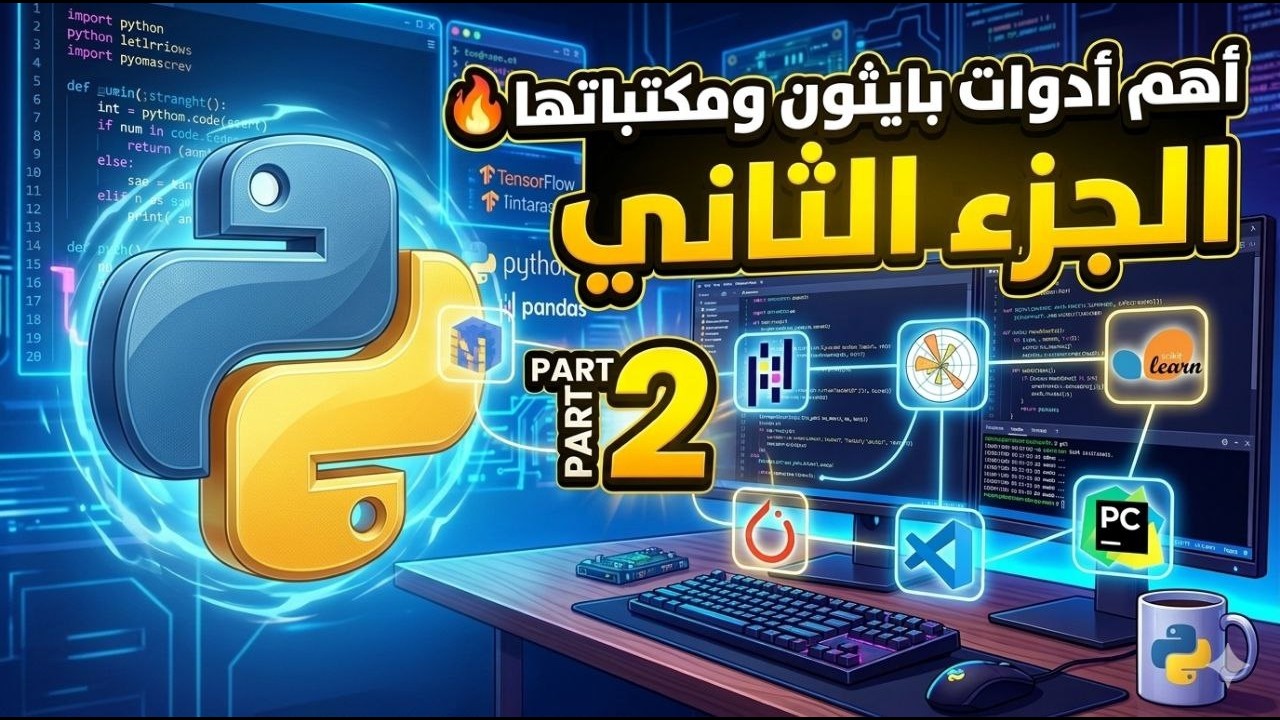 أدوات بايثون الجزء 2 | من مبتدئ لمحترف: إزاي تنظم كودك وتتعامل مع البيانات؟👨🏻‍💻💯