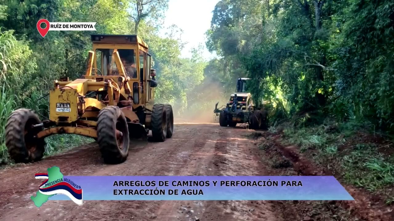 RUÍZ DE MONTOYA:  ARREGLOS DE CAMINOS Y PERFORACIÓN - BRAIAN ÁBEGG, INTENDENTE INTERINO