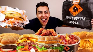 تجربة مطعم Buffalo Burger بافالو برجر 🍔 | بس المرة دي بجد 🤣