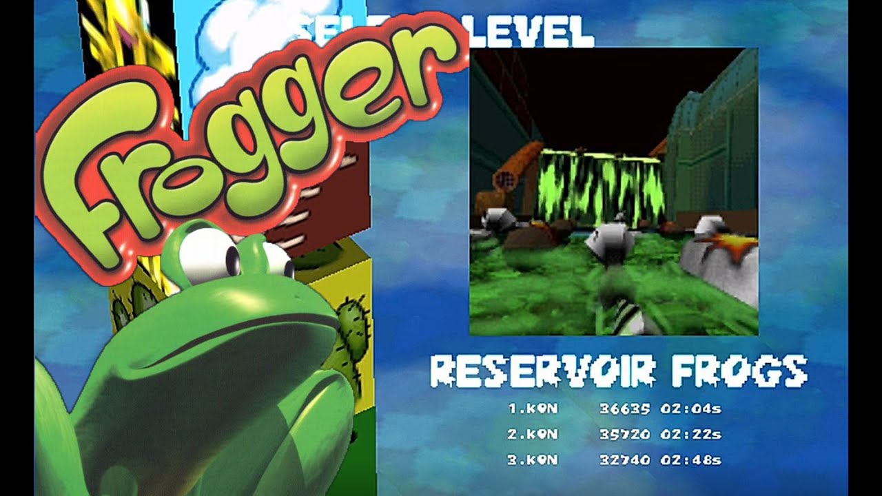 Frogger 1997 Sewer Zone YouTube