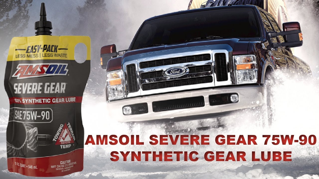 AMSOIL 75W90 Gear Oil AMSOIL SEVERE GEAR® 75W 90 YouTube