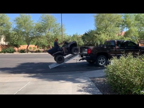 How To Tie Down A 4 Wheeler In A Truck Bed