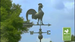 Good Directions 501V1 25' Rooster Weathervane - Blue Verde Copper