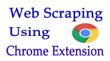 Web Scraping using chrome extension | web scraper | web url scraper