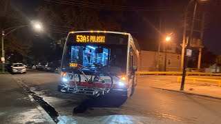 CTA Bus Ride 53A South Pulaski From 31st/Komesnky To Pulaski Orange Line Nova Bus Lfs 2023 #8559