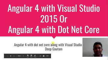 Angular 4 quick start with vs 2015
