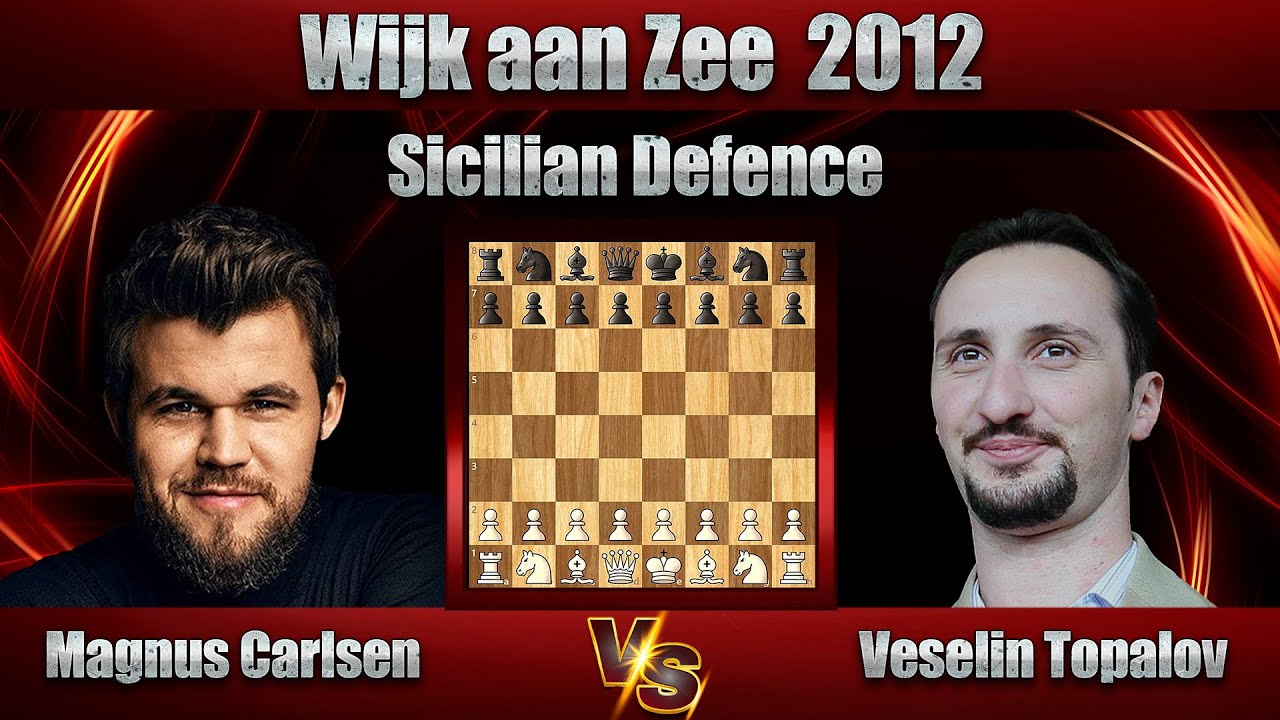 Magnus Carlsen vs Veselin Topalov | Tata Steel Chess Wijk aan Zee 2012 ...