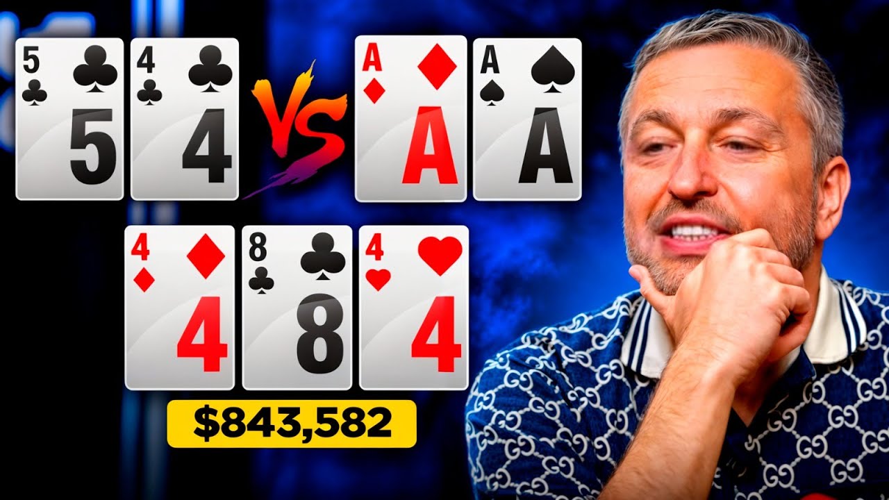 ACES CRACKED IN $843,582 CASH GAME POT!