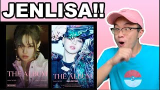 BLACKPINK - 'THE ALBUM' JENNIE AND LISA TEASER POSTER #2 AND #1 (BLINK REACTION!!)
