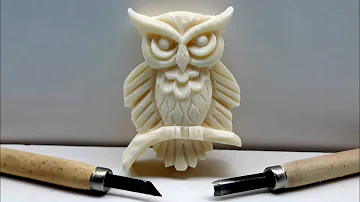 Soap art and craft..How to carve  an Owl