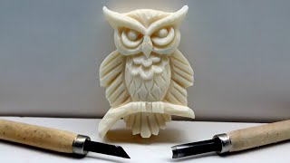 Soap art and craft..How to carve  an Owl screenshot 5