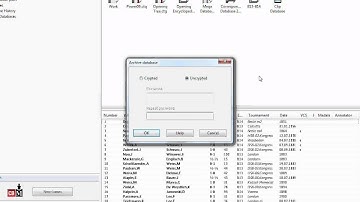 ChessBase 10 - backing up databases into archive (.cbv) files; unpacking archived .cbv files