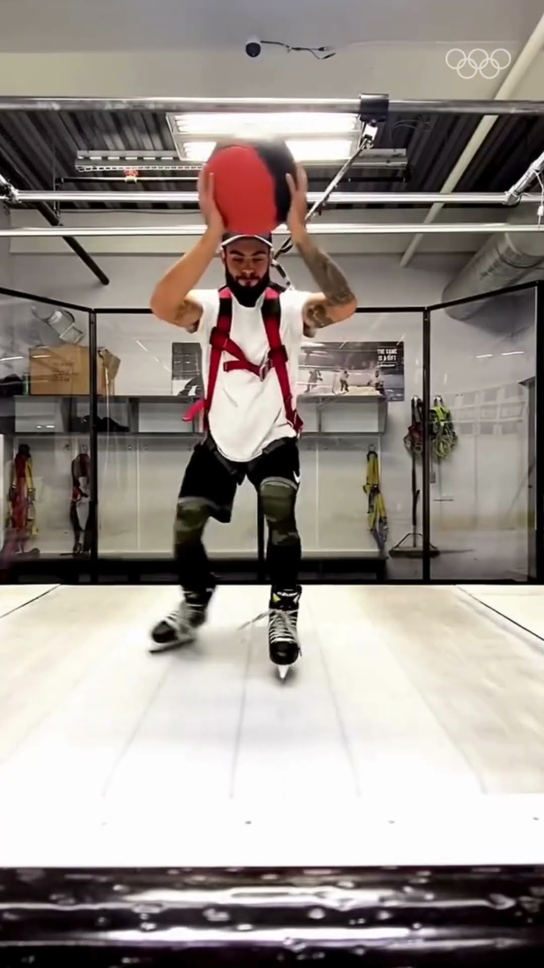 It's not a treadmill. It's a skatemill! ⛸️
