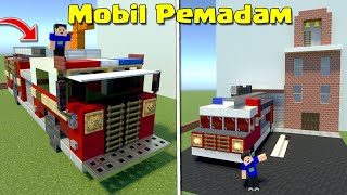Build Battle Mobil Pemadam Kebakaran Terkeren Di Mcpe