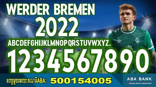 WERDER BREMEN 2022  font Football By Black Font Free all download Font OTF And AI for 2022