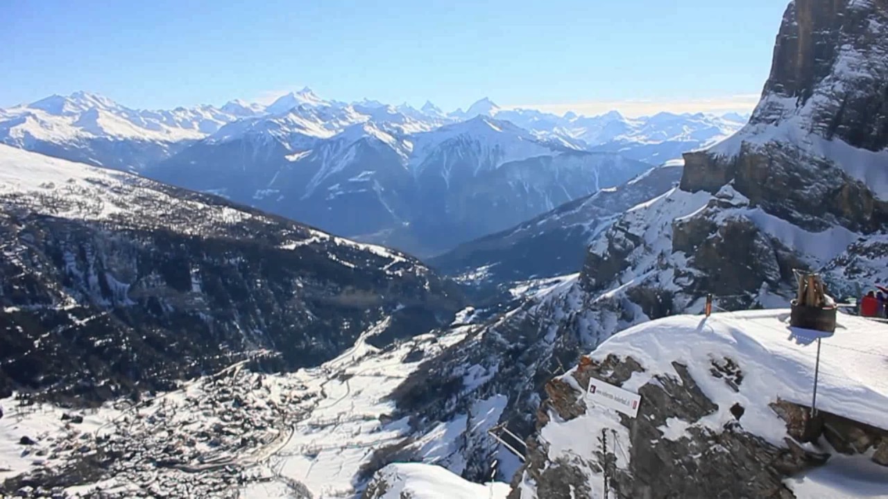 Swiss Alps view from Kandersteg, Switzerland