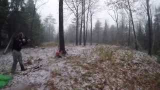 US ARMY Renegade - S&W AR15 - 3 inches of fresh Maine snow - 6lb Charge
