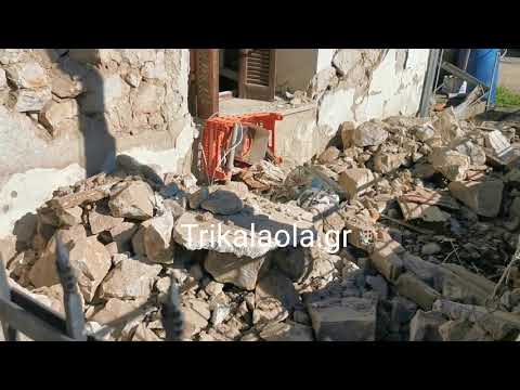 Σεισμός μεγάλος Δαμάσι Λάρισας κατέρρευσαν σπίτια 3 3 2021