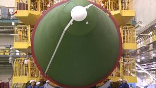Progress MS-05 is Placed Inside the Payload Fairing