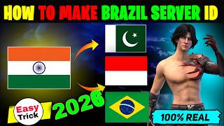 Brazil Server Ki ID Kaise Banaye 💯🔥| Brazil Server Free Fire | How To Make Brazil Server Account