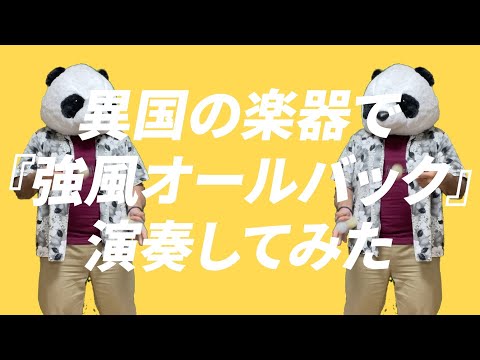 異国の楽器で『強風オールバック』演奏してみた
