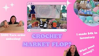 VLOG: Crochet Market Flop????