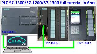 PLC S7-1500/S7-1200/S7-300 full tutorial in 6 hours