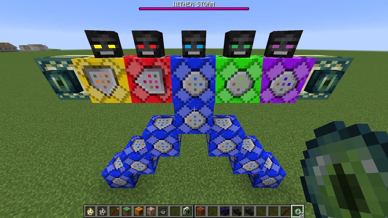 what if you create a WITHER STORM HYDRA in MINECRAFT