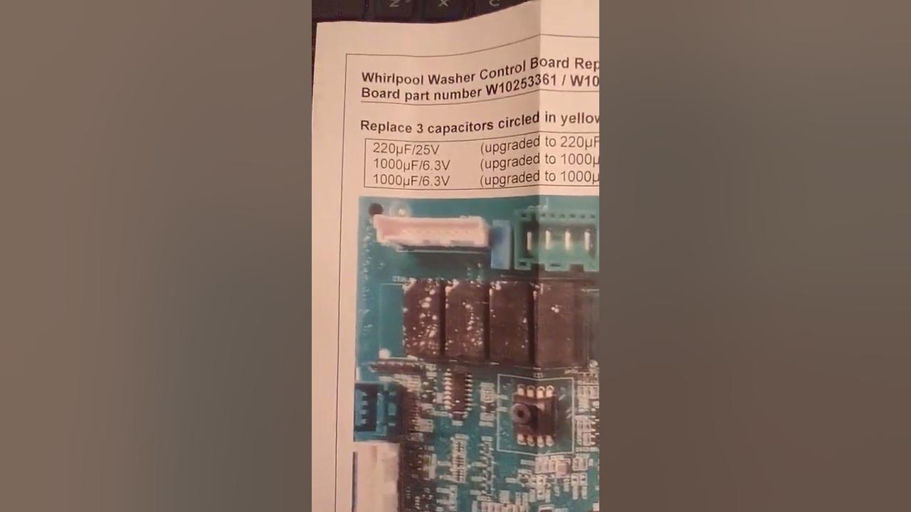 Whirlpool Control Board Repair Kit - YouTube