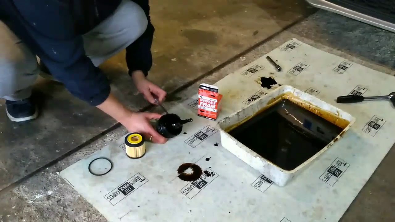 VW POLO MK5 OIL CHANGE YouTube