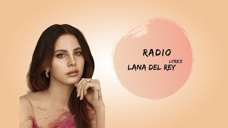 Lana Del Rey - Radio lyrics 🎤 (karaoke)