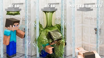 The Most Satisfying Minecraft Realistic Fluid Simulations Compilation 4