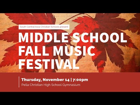 South Central Iowa Christian Schools Music Festival