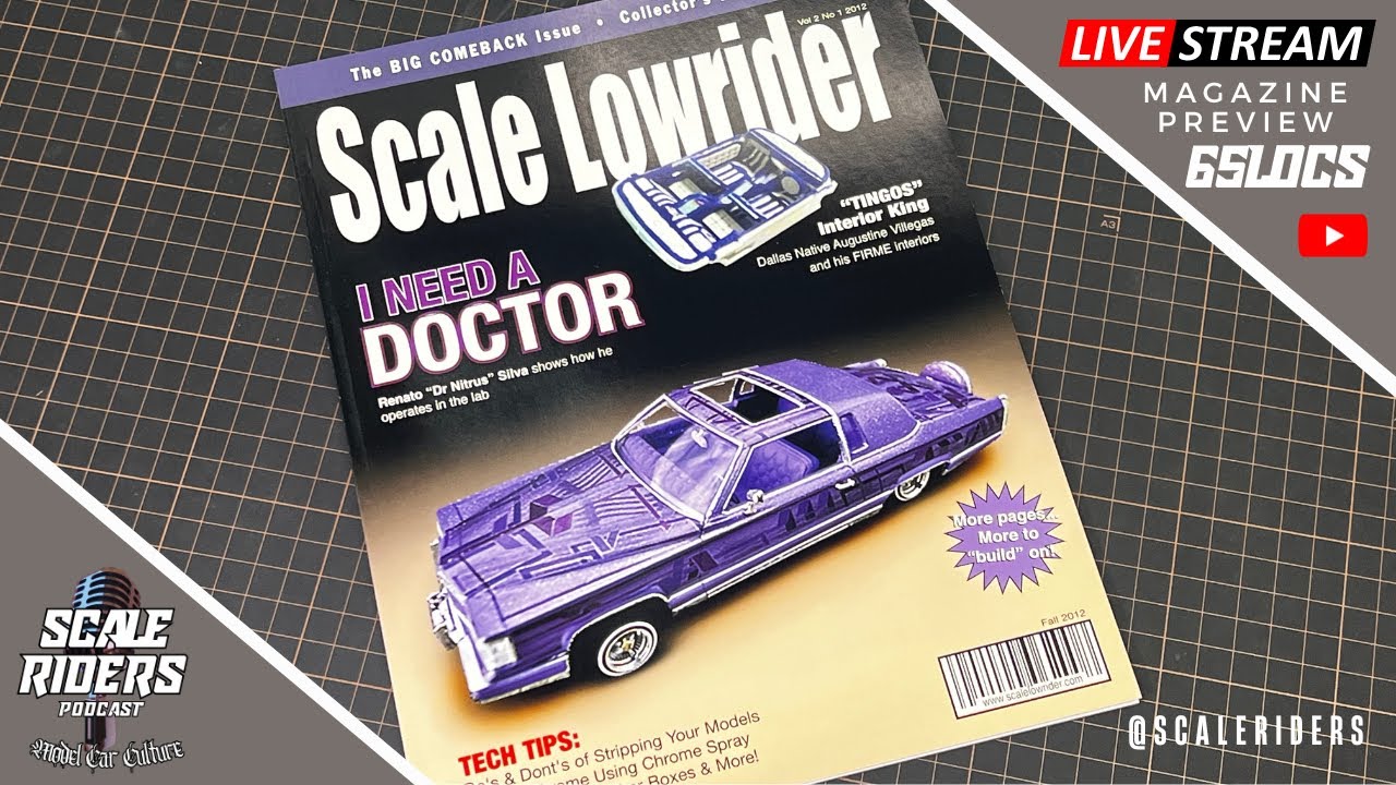 Scale Riders Magazine Scale Lowrider Vol.2 Issue 1 Magazine Preview - YouTube