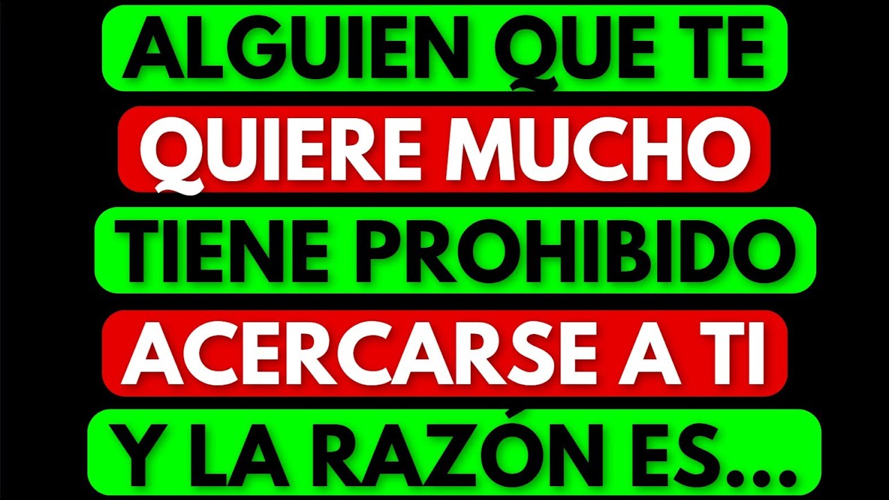 ALGUIEN QUE TE QUIERE MUCHO TIENE PROHIBIDO ACERCARSE A TI Y LA RAZÓN ES... MENSAJE DE LOS ÁNGELES
