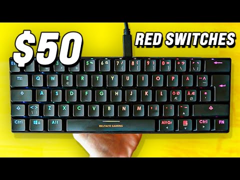 Deltaco Gaming DK310 RGB Mechanical Gaming Keyboard (Nordisk