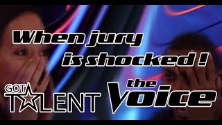 TOP 5 X-Factor / Got Talent - When jury is shocked!