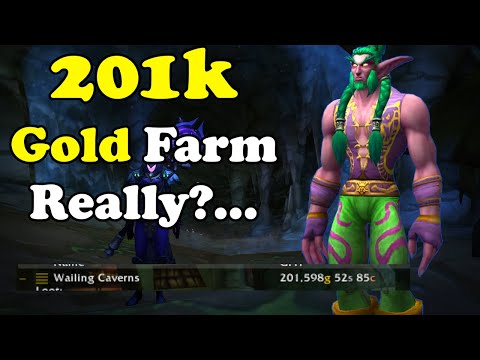 201K Gold Farm In WoW - Gold Making, Gold Farming