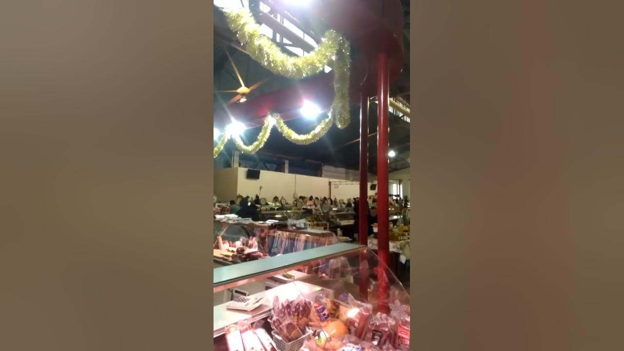 Indoor vegetable, fish, dairy, meat pavilions of the central and ...