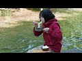 田舎暮らし【夏の過ごし方】河原でラーメン＆釣り。