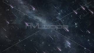 Shooting Star Comets Rain Down from Outer Space Night Sky Heavens - IncrediVFX - AVloops