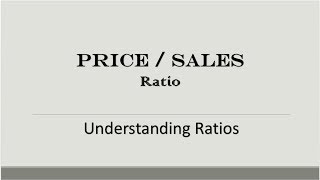 Price to Sales Ratio | Price/Sales Ratio | Explained
