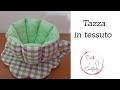 Tazza in tessuto metodo diverso di confezionamento tutorial cucito creativo