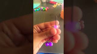How to make a kandi flower! (Beginner friendly!) #tutorial #kandi #kandikid #diy