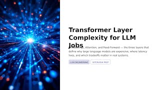 Transformer Layer Complexity for LLM Jobs: Embeddings, Attention, FFN