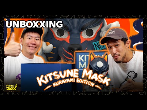 Kitsune Mask (Kurayami Edition) by Jor Ros - Unboxing & GIVEAWAY! | Mighty Jaxx | UNBOXXING