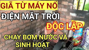 Điện Mặt Trời Độc Lập không phụ thuộc điện lưới phục vụ sinh hoạt và chạy bơm nước 2 ngựa - 2500W