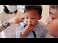 BLASIAN BABY GOES TO JAPANESE BARBER  / Tokyo Meets Brooklyn (Japanese subtitle )