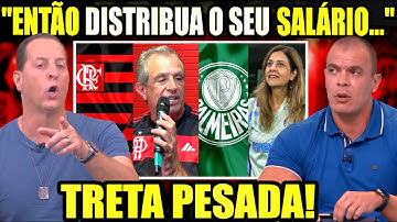 CLIMA QUENTE! MANO JANTA BENJA AO VIVO! IMPRENSA PAULISTA SANGRA COM FLAMENGO x LIBRA x LEILA PEREIR